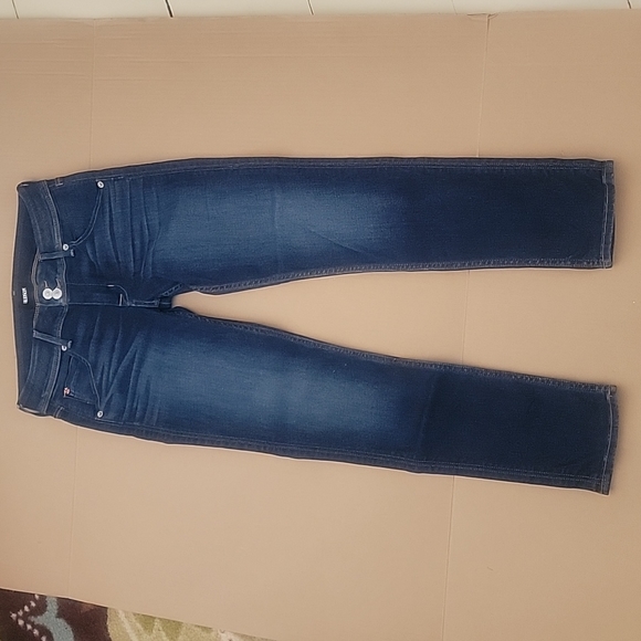 Hudson Jeans Collin Skinny NWOT Size 27 Waist Stretch Los Angeles  Dark Rinse - Picture 4 of 14